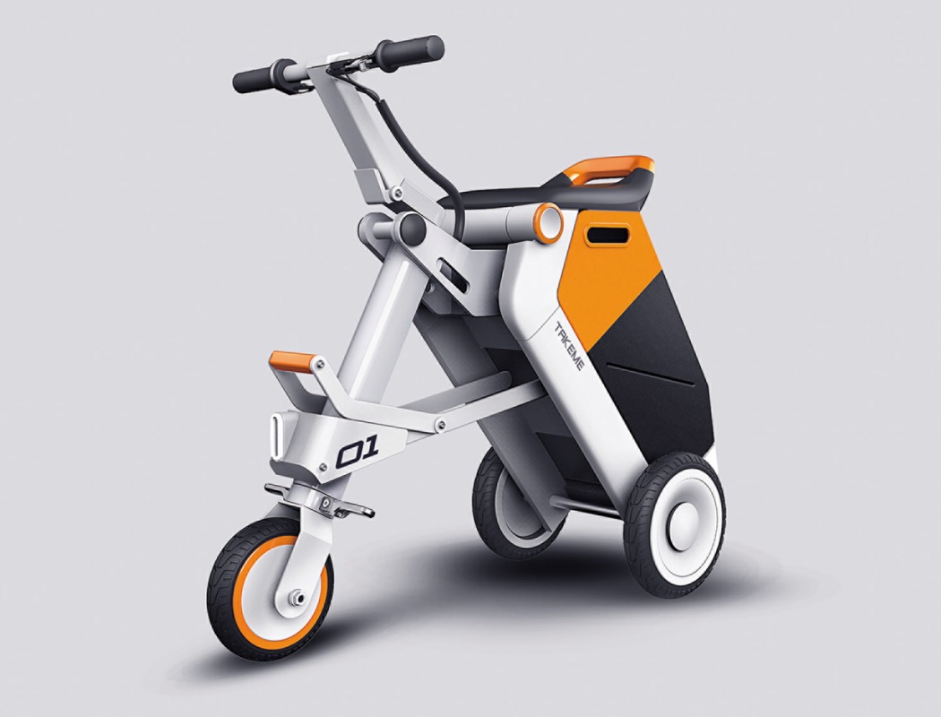 折叠三轮车，骑乘存储让二合一