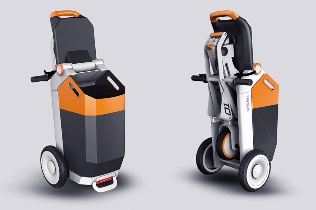 折叠三轮车，骑乘存储让二合一