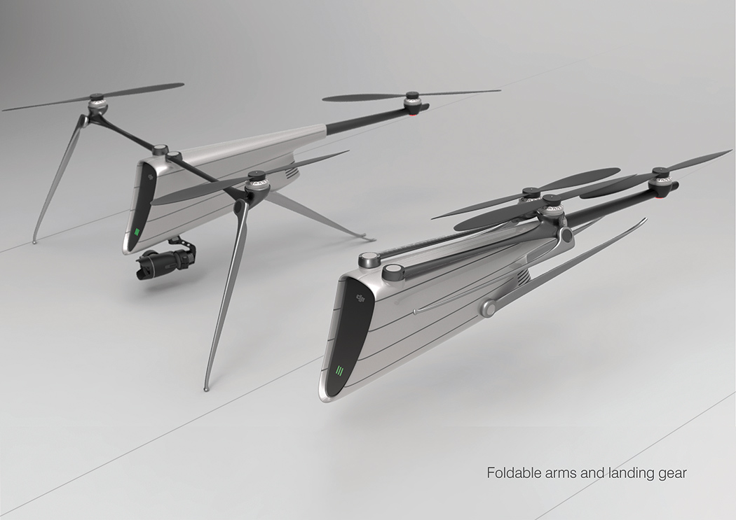 形似蚱蜢的无人机可以配备任何摄像设备