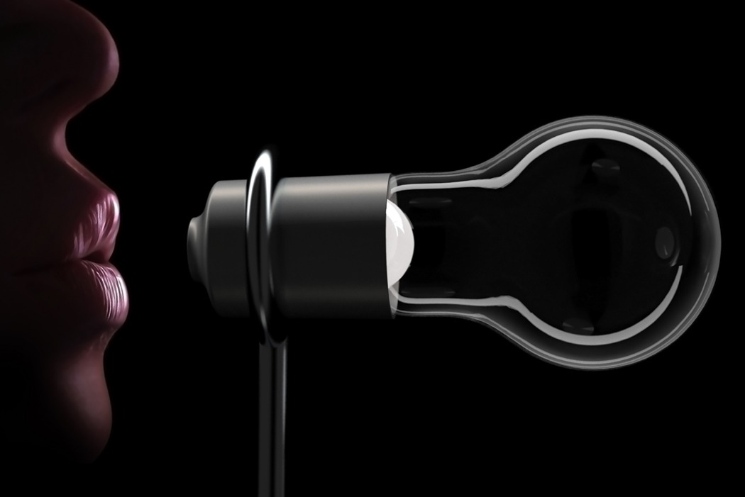 这款灯泡可牛了，插座是用吹的