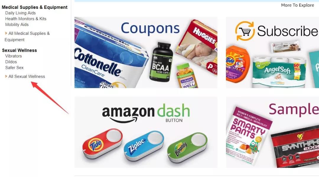 为什么亚马逊成人类目的流量小?买家如何通过正常的操作步骤来找到?