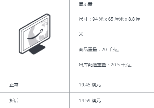 2019年亚马逊澳洲站FBA收费标准详解