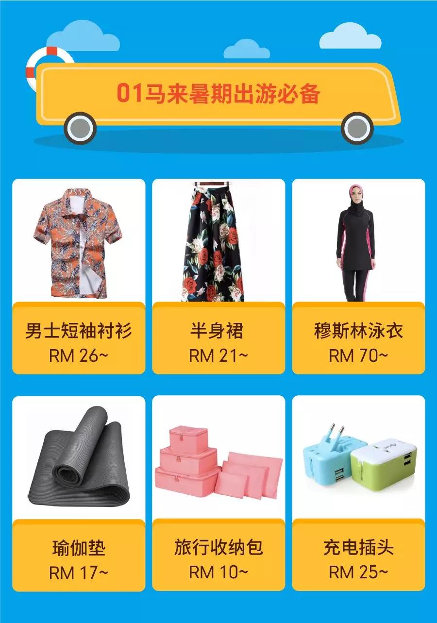 暑假热卖品特辑！Shopee中国台湾、马来、泰国、印尼爆款盘点