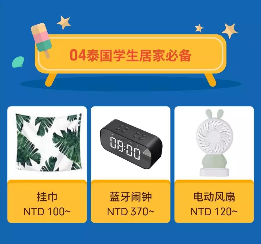 暑假热卖品特辑！Shopee中国台湾、马来、泰国、印尼爆款盘点