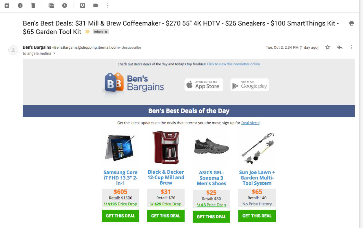 美国deal站-Bensbargains广告位介绍（最全）