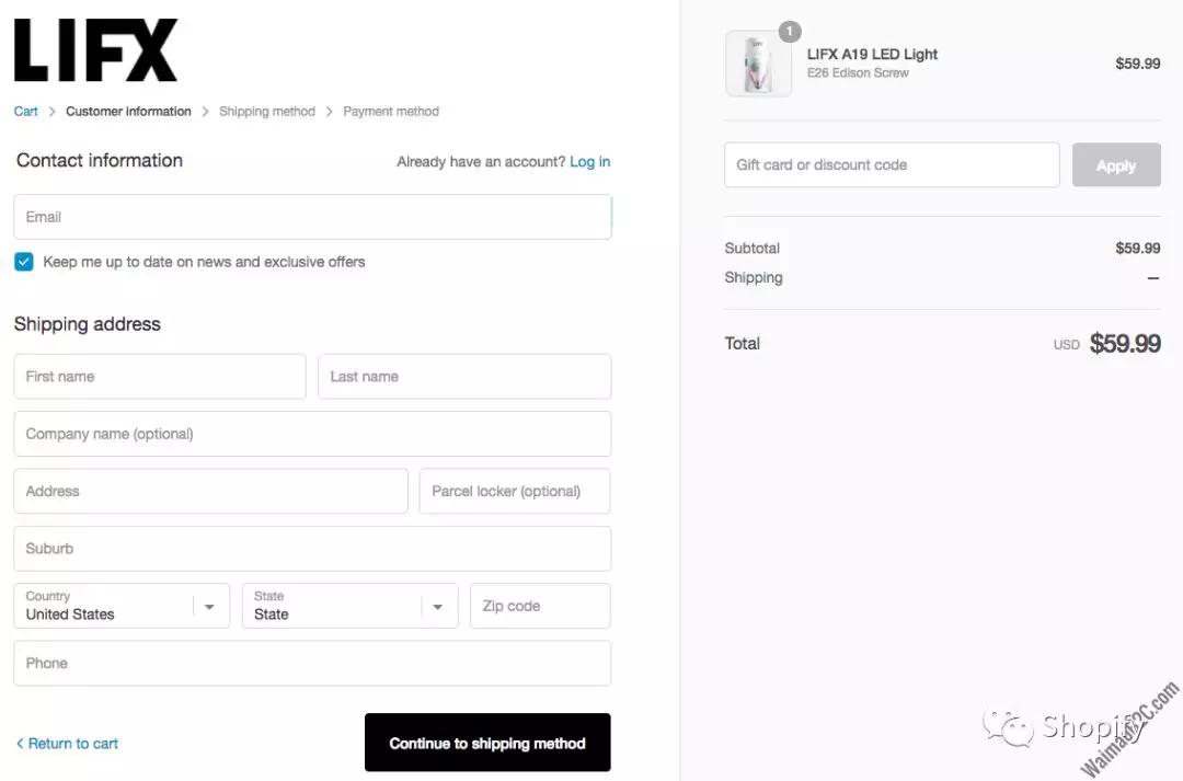 Shopify付款页面如何优化?Shopify网站客户付款页面Checkout Page修改优化方法