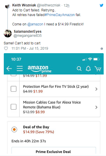  Prime Day剧情重演，网站故障又遭买家疯狂吐槽