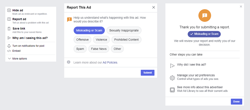 Facebook将在英国推出专门的反欺诈广告报告功能
