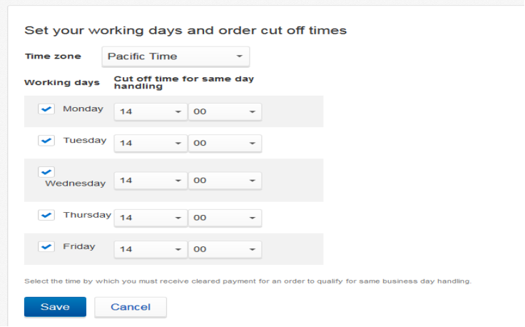 eBay每日截单时间如何设置？eBay每日截单时间设置教程