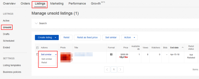 eBay销售产品如何重新刊登？eBay产品重新刊登教程