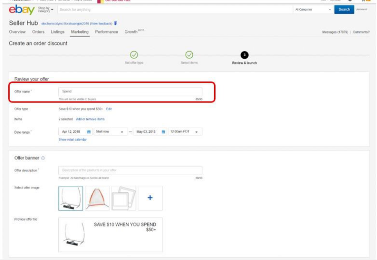 ebay订单折扣Order discount是什么？ebay订单折扣操作指南