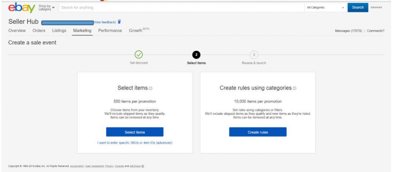 ebay的Marketing-Promotion-Sales event + Markdown工具