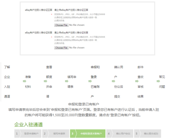 ebay的企业入驻通道使用指南(二):eBay企业入驻流程