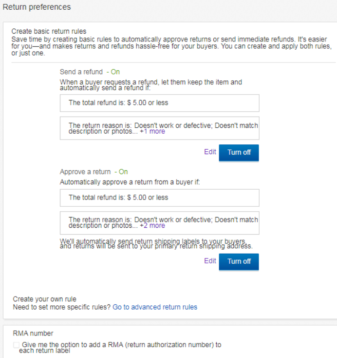 eBay如何自动退换货？eBay自动退换货设置教程