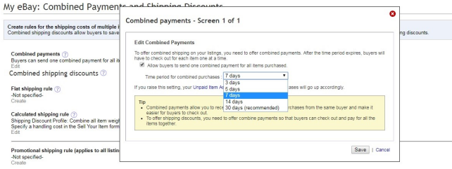 eBay如何设置合并规则？eBay合并规则设置教程