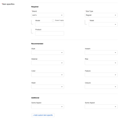 eBay美国、英国、德国站点自7月10日起，新增关键物品属性将强制填写