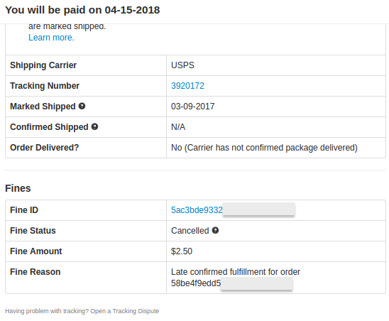 Wish延时发货罚款政策