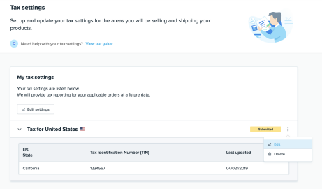 如何在wish的商户平台激活并编辑你的税务设置?