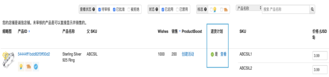 關于Wish的退貨項目須知