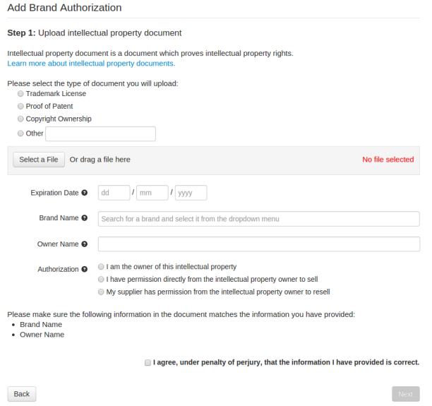 Wish的创建品牌授权分步指南