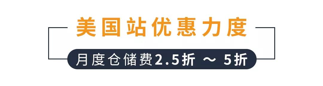 重磅福利 | 亚马逊FBA月度仓储费可享2.5折～5折甚至免费！ 