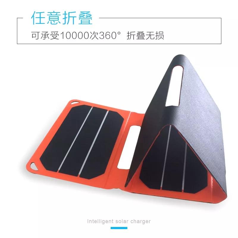 6.4W太阳能充电板，拥有自主专利