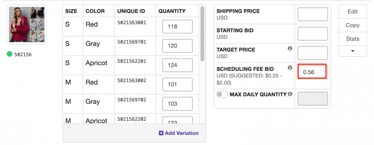 什么叫拍卖安排费出价？卖家怎么修改Tophatter拍卖安排费出价？