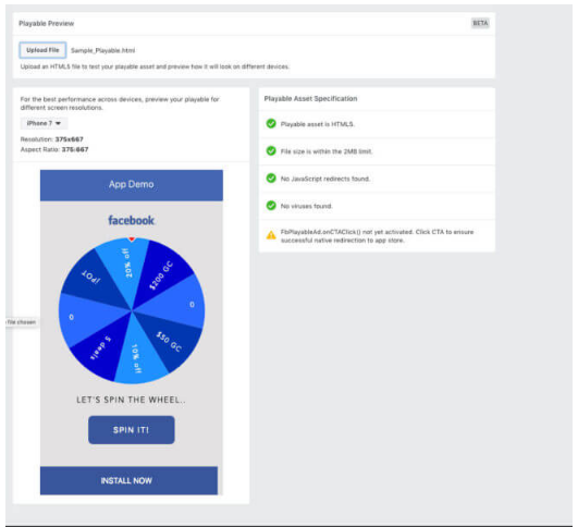 Facebook推出全新廣告測試工具——可播放廣告預覽