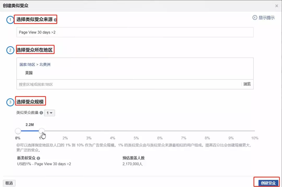 Facebook广告受众分为几种？Facebook广告受众创建流程