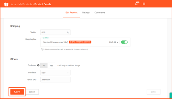 关于Shopee商品刊登要求及产品上传步骤的介绍