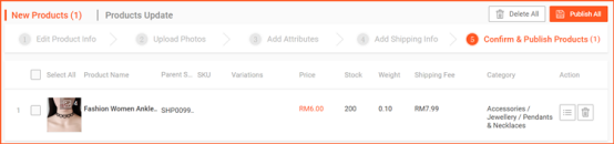 关于Shopee商品刊登要求及产品上传步骤的介绍