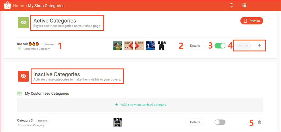 Shopee卖家中心介绍：Shopee卖家我的商店分类怎么用？ 
