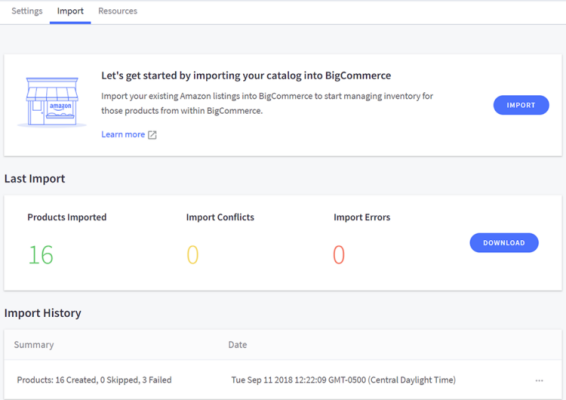 亚马逊卖家现可通过BigCommerce导入产品