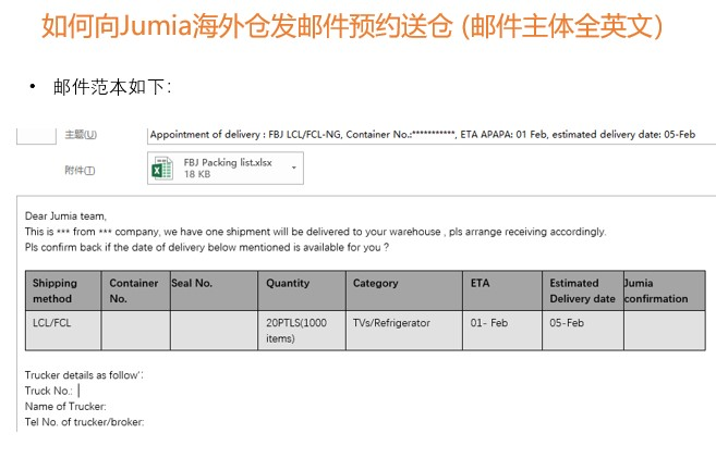 Jumia FBJ卖家如何打包及海外收货规则