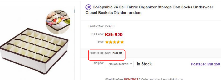 Kilimall Discount Session 限时折扣功能操作教程