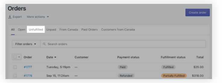 Shopify怎么一次手动发货多个订单？Shopify一次手动发货多个订单如何操作？