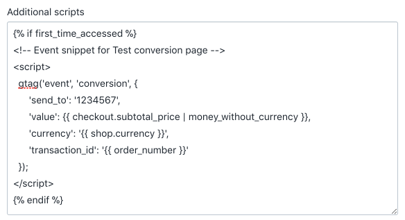 Shopify Google Ads 转化跟踪设置教程