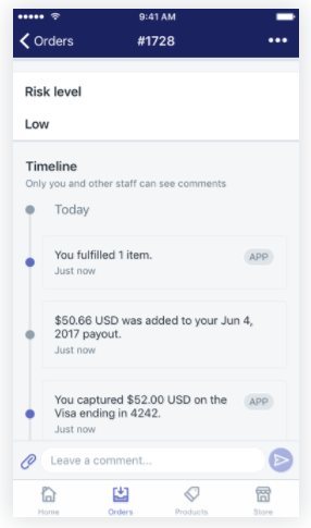 Shopify查看订单时间表操作：Shopify怎么查看订单付款活动？