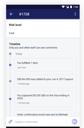 Shopify查看订单时间表操作：Shopify怎么查看订单付款活动？