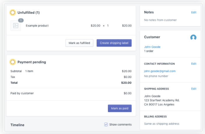 Shopify怎么添加标签或备注、编辑订单？Shopify添加标签或备注、编辑订单操作详解