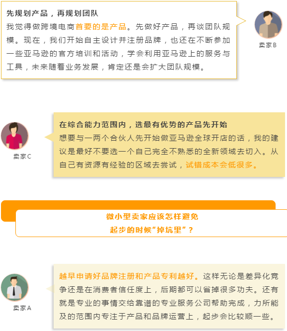 卖家故事：在亚马逊他们1-3个人的小团队一年成功上道