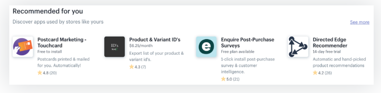 Shopify查找应用：Shopify查找应用商店及应用商店外的应用介绍