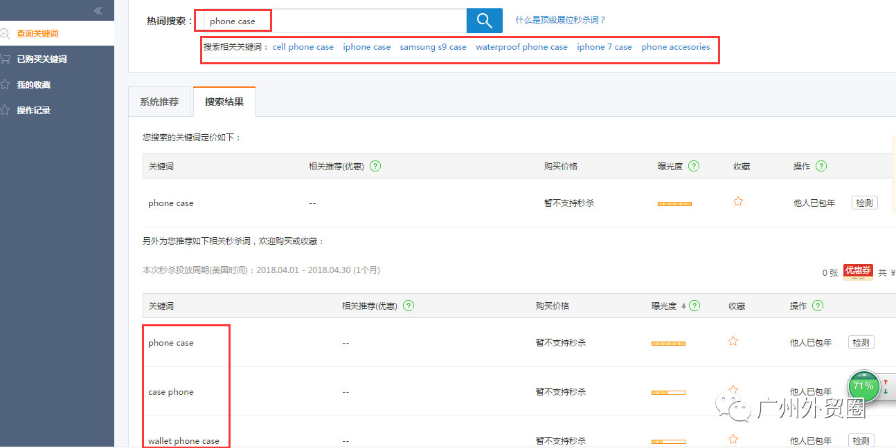阿里国际站运营之关键词查找