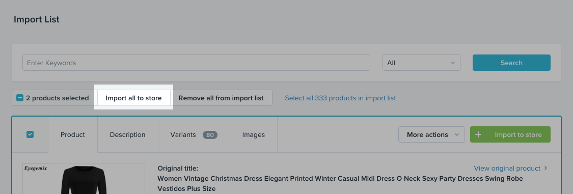 shopify平台如何添加并导入产品
