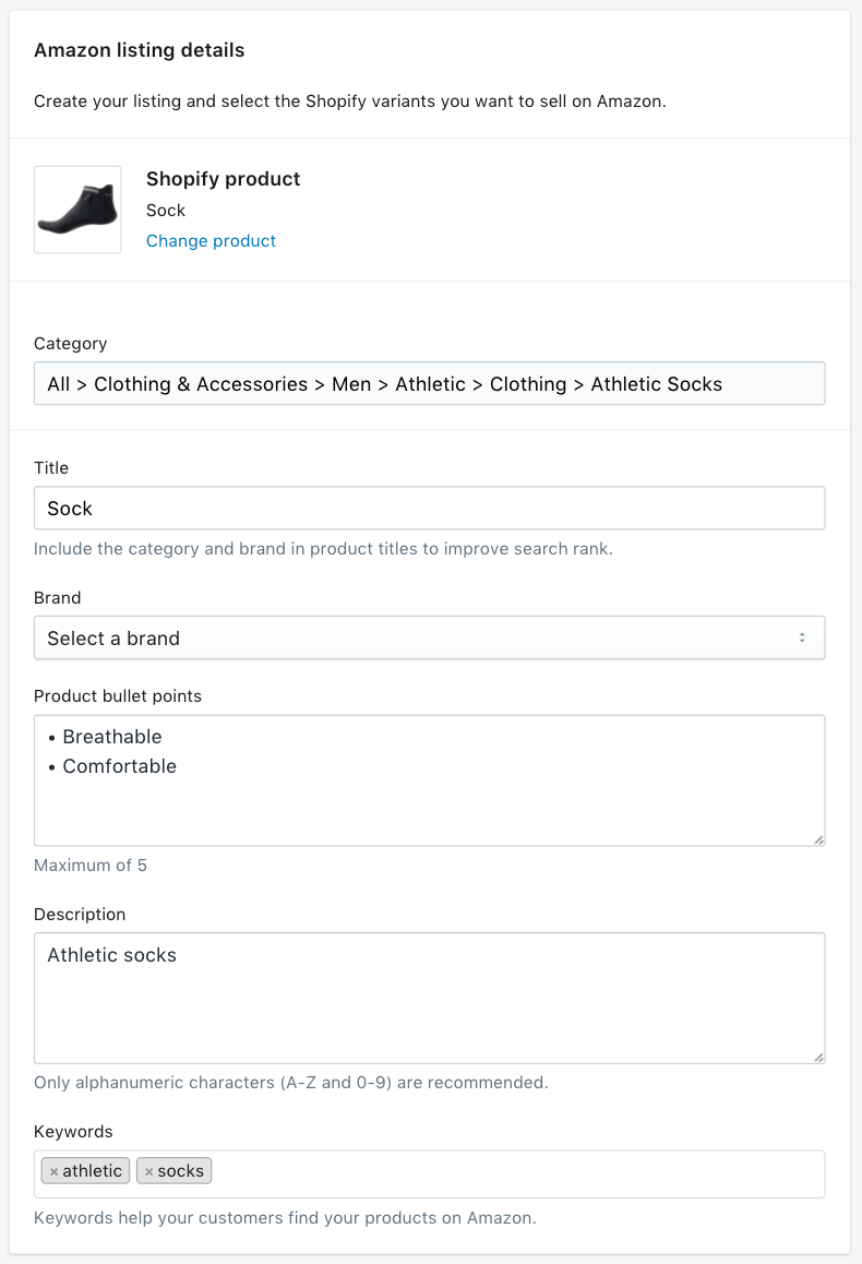 Shopify卖家如何通过 Amazon 销售渠道列出产品