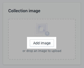 Shopify手动创建的产品系列相关流程