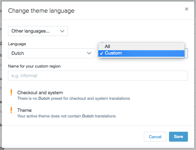 Shopify结账页面语言创建及翻译指南