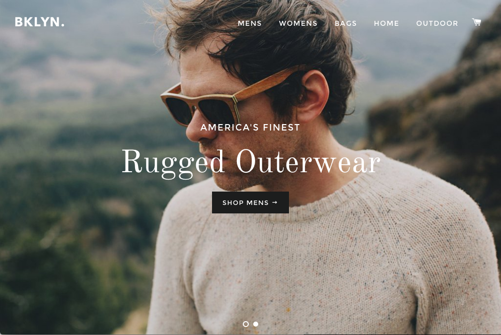 Shopify店铺Brooklyn模板介绍