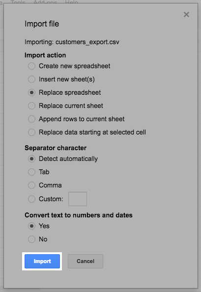 Shopify如何使用CSV 文件导入和导出产品？