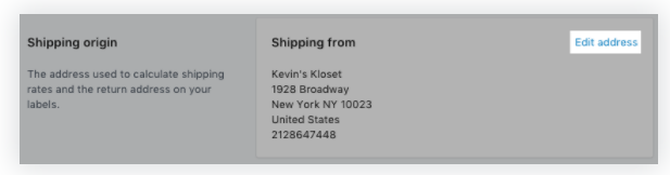 Shopify发货运输初始设置介绍：添加发货地址及更改发货地等操作